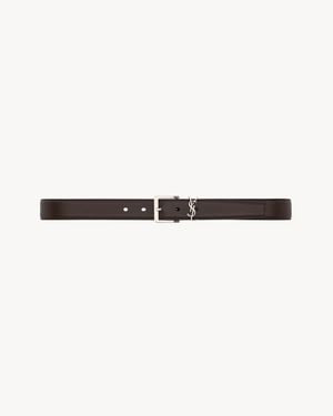 Saint Laurent Cassandre Vadim Belt - Natural