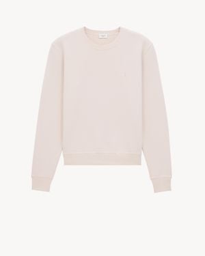 Saint Laurent Cassandre Sweatshirt - White