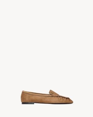 Saint Laurent Loaferino Ballerinas - Natural