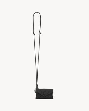Saint Laurent Cassandre Mini Envelope - White