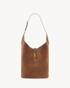 Saint Laurent Le 5 À 7 Hobo En Suède - Marron