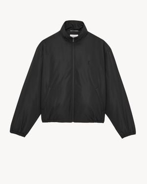 Saint Laurent Cassandre Windbreaker - Black