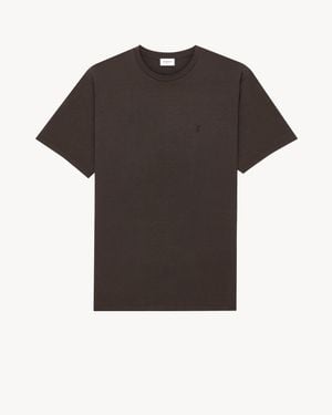 Saint Laurent Cassandre T-Shirt - Black