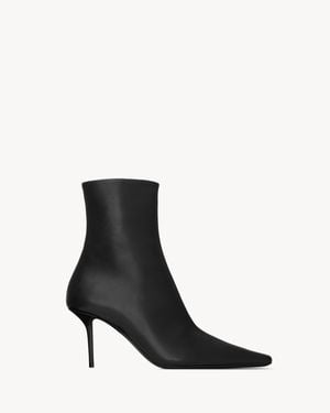 Saint Laurent Ashley Booties - Black