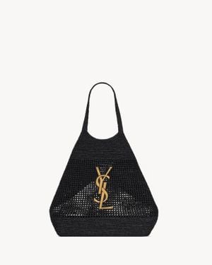 Saint Laurent イカル（ラフィア） ブラック