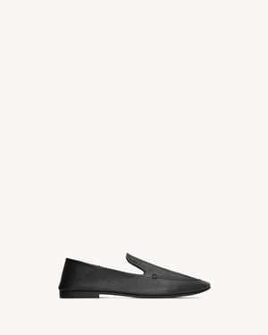 Saint Laurent Alain Slippers - White