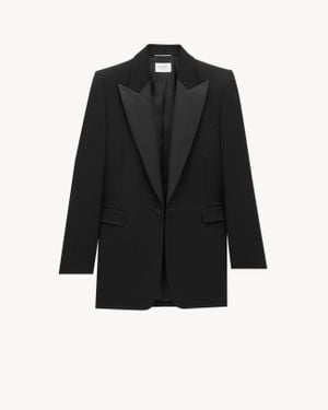 Saint Laurent Tuxedo Jacket - Black