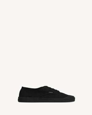 Saint Laurent Wes キャンバススニーカー - ブラック