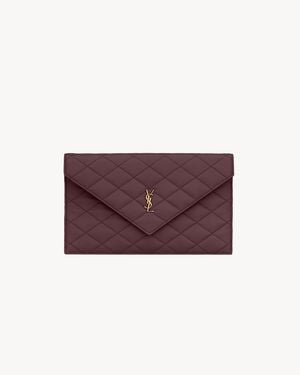 Saint Laurent Paris Pouch - Purple