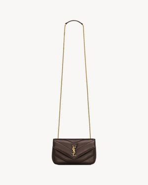 Saint Laurent Borsa Loulou Mini - Bianco