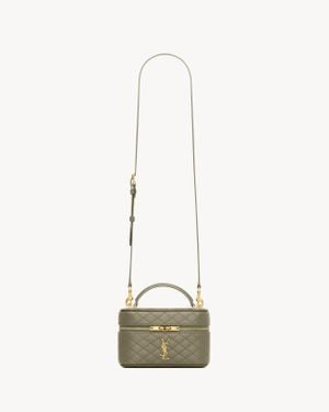 Saint Laurent Saint Laone Sizerent ギャビー ヴァニティバッグ（ラムスキン） - ブラウン