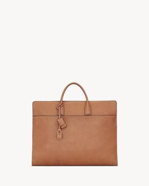 Saint Laurent Sac De Jour Document Holder - Brown