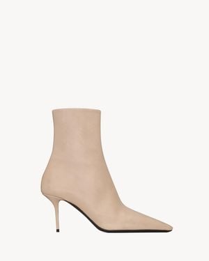 Saint Laurent Ashley Booties - White