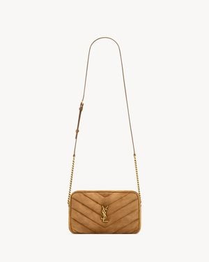 Saint Laurent Loulou Camera Bag - White