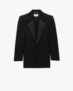 Saint Laurent Tuxedo Jacket - Black