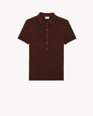 Saint Laurent Polo - Brown