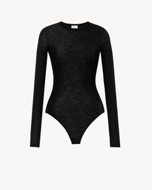 Saint Laurent Crewneck Bodysuit - Black