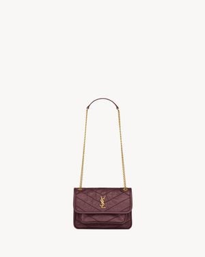 Saint Laurent Saint Laone Sizerent ニキ ミニ（ヴィンテージレザー） - ピンク