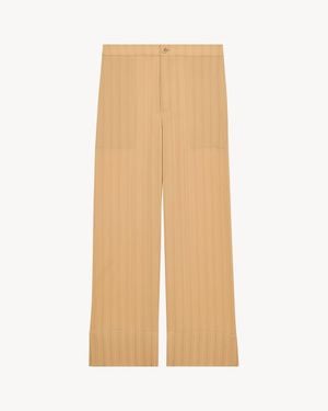 Saint Laurent Pants - Natural