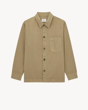 Saint Laurent Overshirt Cassandre - Neutro