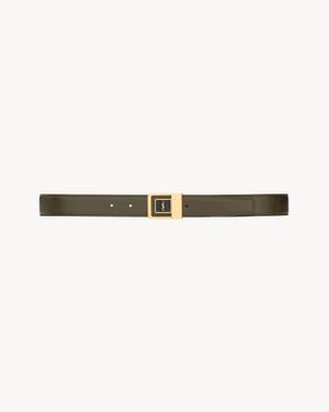 Saint Laurent La 66 Belt - Natural