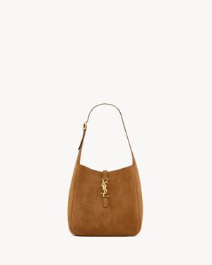 Saint Laurent Saint Laone Sizerent Le 5 À 7 ソフト スモール（スエード） - ブラウン