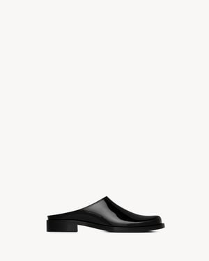 Saint Laurent Angus Mules - Black