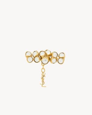 Saint Laurent Bubble Cabochon Bracelet - Metallic