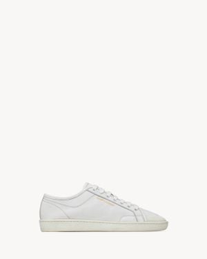 Saint Laurent ジム スニーカー（スムースレザー） ホワイト