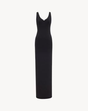 Saint Laurent Long Dress - Black