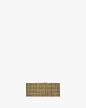 Saint Laurent Midnight Small Clutch - Metallic