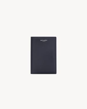 Saint Laurent Custodia Per Passaporto Paris - Blu