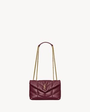 Saint Laurent Saint Laone Sizerent トイ パファー（ラムスキン） - ピンク