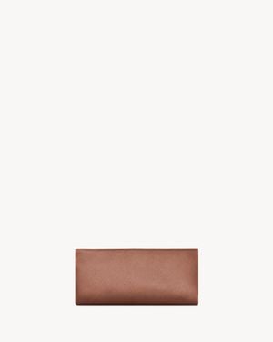 Saint Laurent Clutch Evening Morbida - Bianco