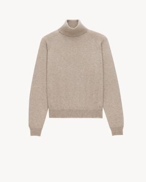 Saint Laurent Maglia Cassandre - Neutro