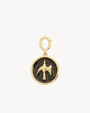 Saint Laurent Dove Charm - Metallic