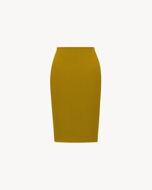 Saint Laurent Pencil Skirt - Green