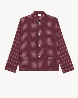 Saint Laurent Pyjama Top - Purple