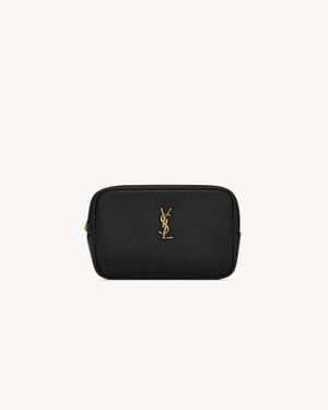 Saint Laurent Calypso Cosmetic Pouch - Black