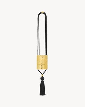 Saint Laurent Minaudière Evening Opium Micro - Bianco