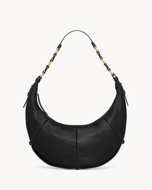 Saint Laurent Borsa Hobo Saharienne - Nero