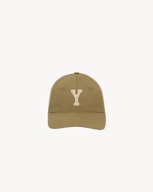 Saint Laurent Y Varsity Cap - Natural