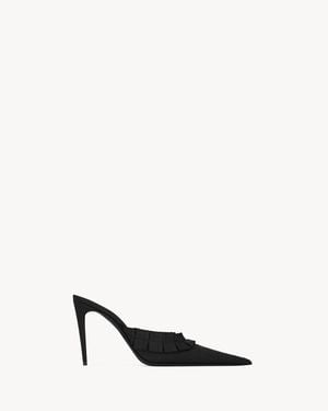 Saint Laurent Madeleine Mules - Black