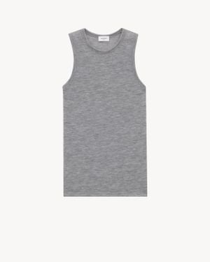 Saint Laurent Canottiera - Grigio