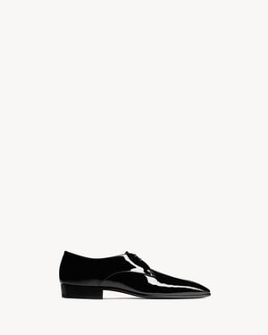 Saint Laurent Gabriel Derbies - Black