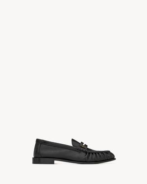 Saint Laurent Mocassini Le Loafer Morbidi - Bianco