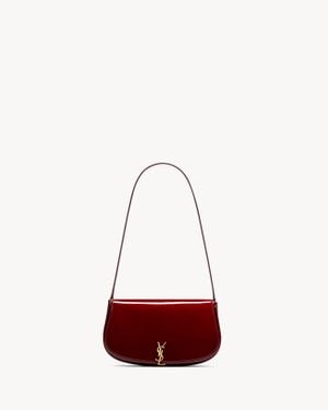 Saint Laurent Saint Laone Sizerent ヴォルテール ミニ（パテントレザー） - レッド