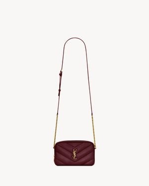 Saint Laurent Loulou Mini Camera Bag - White