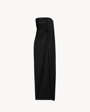 Saint Laurent Strapless Dress - Black