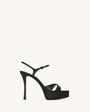 Saint Laurent Sandali Con Plateau Debbie - Bianco